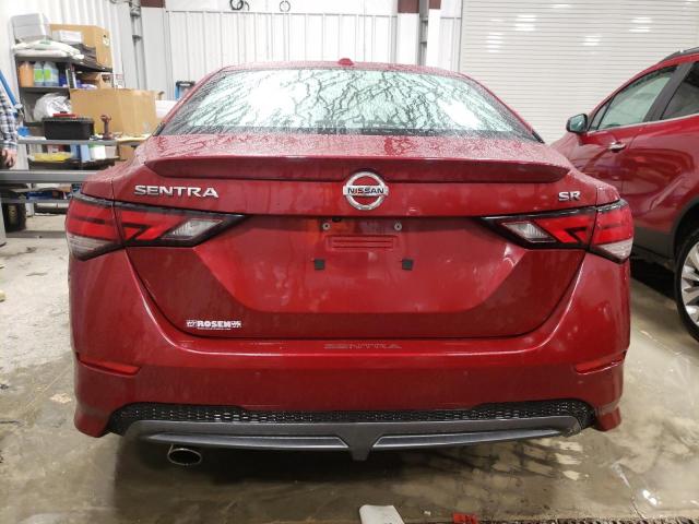 3N1AB8DV6MY291525 - 2021 NISSAN SENTRA SR RED photo 6