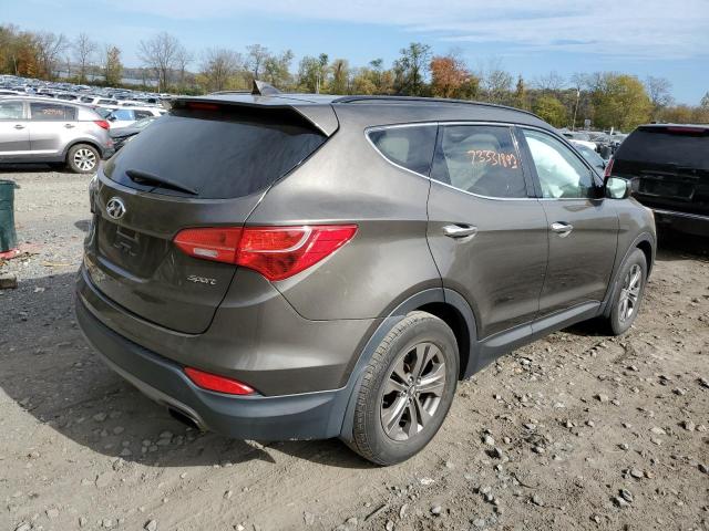 5XYZU3LBXDG033596 - 2013 HYUNDAI SANTA FE S GRAY photo 3