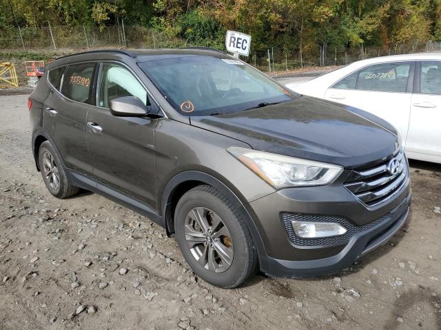 5XYZU3LBXDG033596 - 2013 HYUNDAI SANTA FE S GRAY photo 4