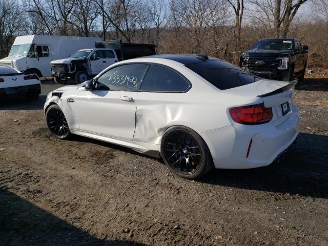 WBS2U7C01L7E67646 - 2020 BMW M2 COMPETITION WHITE photo 2
