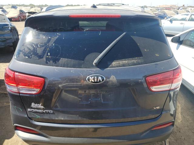 5XYPGDA51HG333227 - 2017 KIA SORENTO LX BLACK photo 6