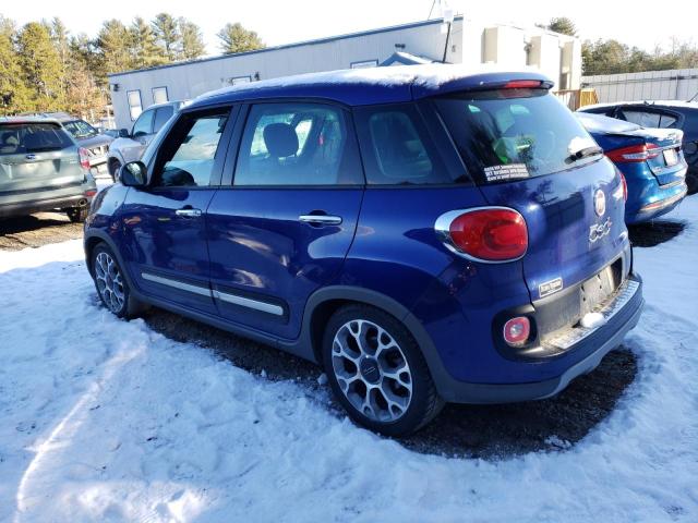 ZFBCFADH4HZ039489 - 2017 FIAT 500L TREKKING BLUE photo 2