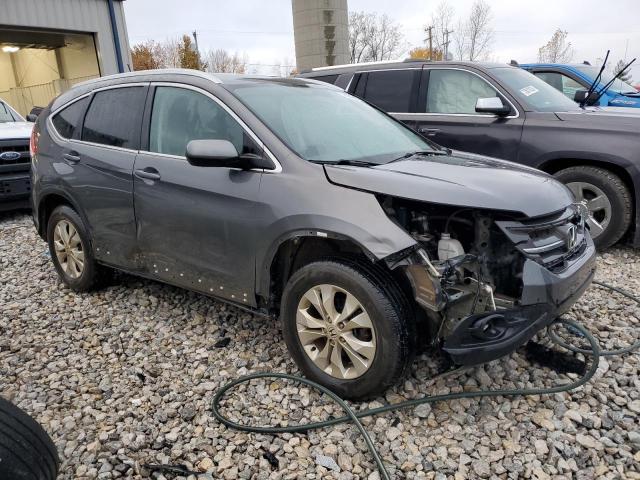 2HKRM4H74EH659827 - 2014 HONDA CR-V EXL GRAY photo 4