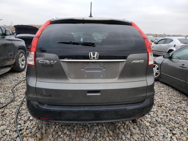 2HKRM4H74EH659827 - 2014 HONDA CR-V EXL GRAY photo 6