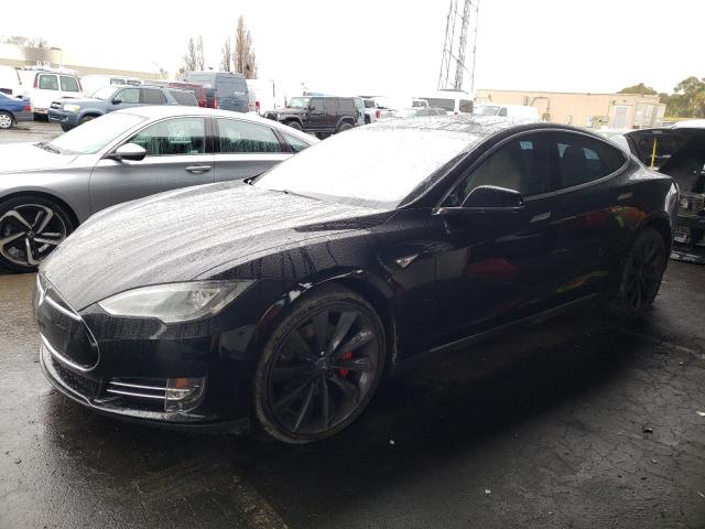5YJSA1E41GF126368 - 2016 TESLA MODEL S Սև լուսանկար 1