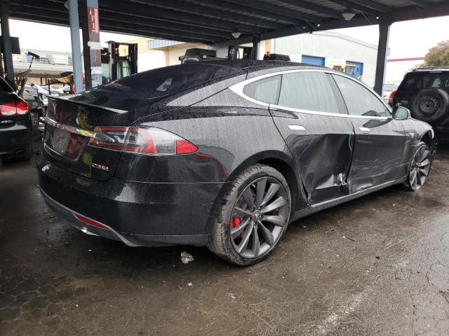 5YJSA1E41GF126368 - 2016 TESLA MODEL S Սև լուսանկար 3