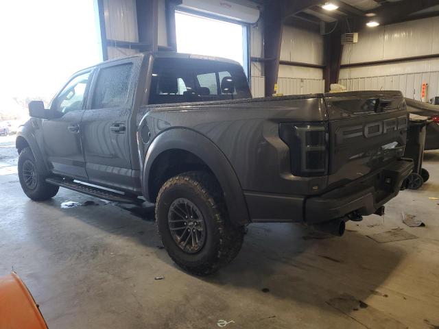 1FTFW1RG2KFB67832 - 2019 FORD F150 RAPTOR GRAY photo 2