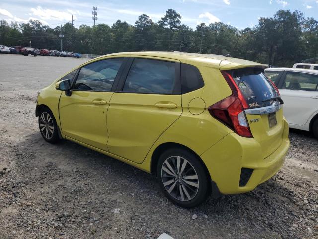 3HGGK5H85FM787051 - 2015 HONDA FIT EX YELLOW photo 2