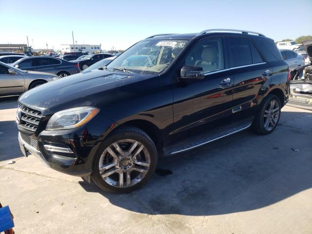 4JGDA5HB0FA598364 - 2015 MERCEDES-BENZ ML 350 4MATIC BLACK photo 1