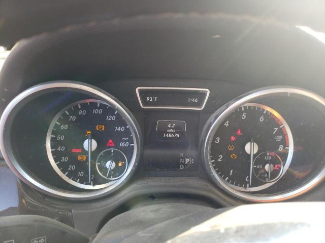 4JGDA5HB0FA598364 - 2015 MERCEDES-BENZ ML 350 4MATIC BLACK photo 9