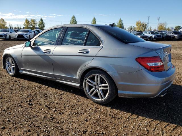 WDDGF8ABXEA917496 - 2014 MERCEDES-BENZ C 300 4MATIC SILVER photo 2