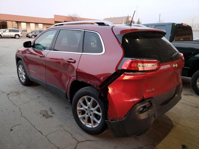 1C4PJMCS2GW262559 - 2016 JEEP CHEROKEE LATITUDE MAROON photo 2