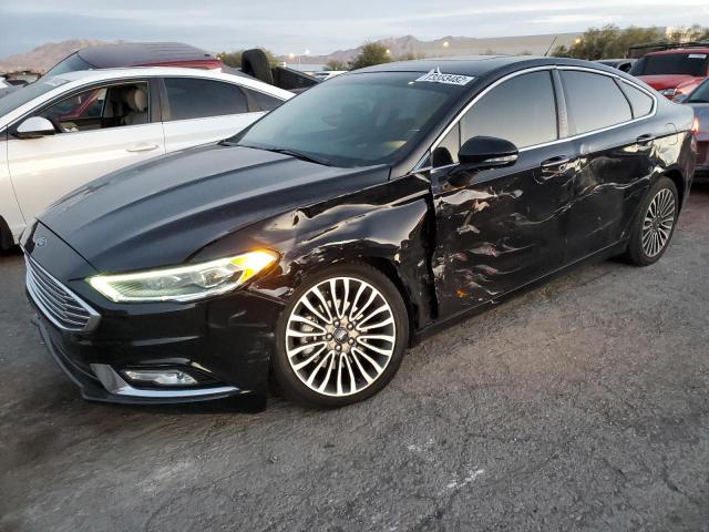 3FA6P0D94JR242408 - 2018 FORD FUSION TITANIUM/PLATINUM BLACK photo 1