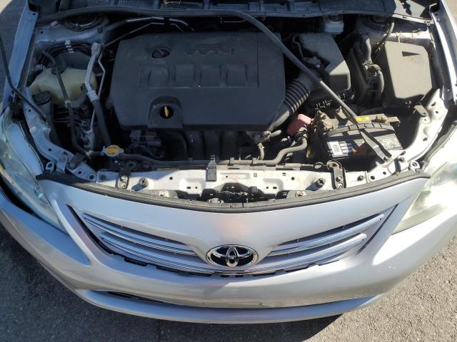 5YFBU4EE7DP128420 - 2013 TOYOTA COROLLA BASE SILVER photo 11