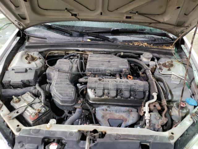1HGEM21125L052444 - 2005 HONDA CIVIC DX VP Gümüş foto 11