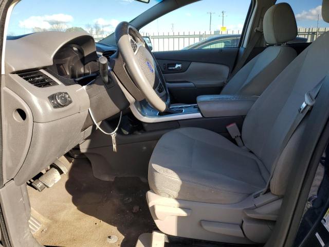 2FMDK3GC7CBA57744 - 2012 FORD EDGE SE BLUE photo 7