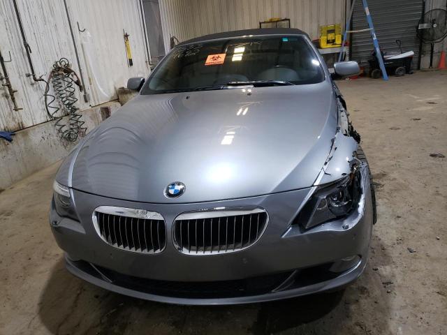WBAEB53508CX61865 - 2008 BMW 650I I GRAY photo 5