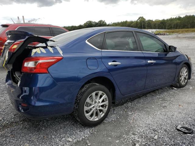 3N1AB7AP7HY304501 - 2017 NISSAN SENTRA S BLUE photo 3