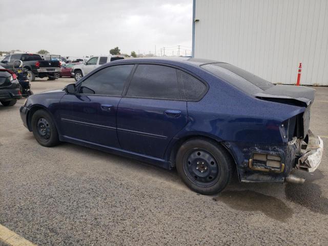 4S3BL616057229458 - 2005 SUBARU LEGACY 2.5I BLUE photo 2