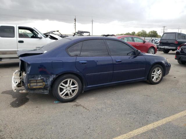 4S3BL616057229458 - 2005 SUBARU LEGACY 2.5I BLUE photo 3