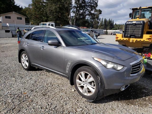 JN8CS1MW2FM481676 - 2015 INFINITI QX70 SILVER photo 4