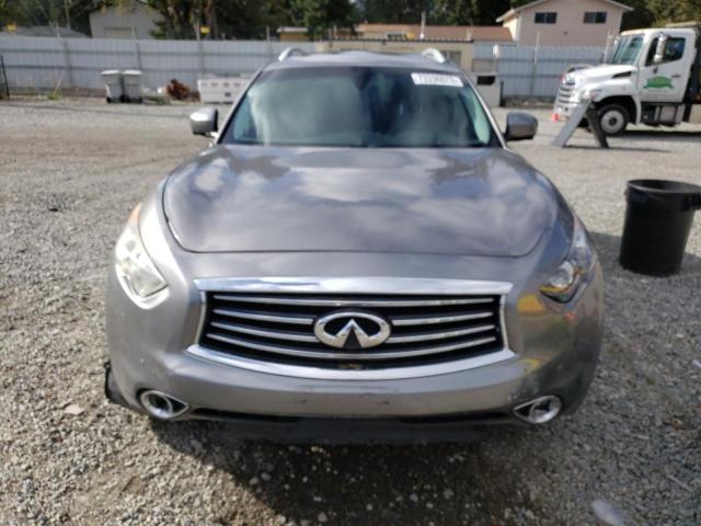 JN8CS1MW2FM481676 - 2015 INFINITI QX70 SILVER photo 5