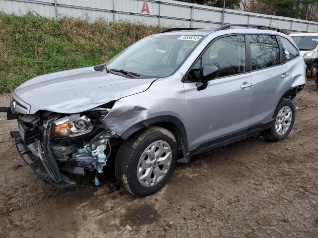 JF2SKACC0KH456942 - 2019 SUBARU FORESTER SILVER photo 1