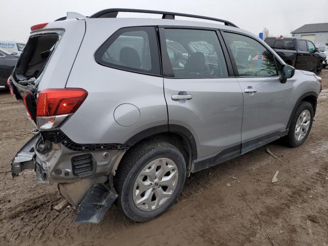 JF2SKACC0KH456942 - 2019 SUBARU FORESTER SILVER photo 3