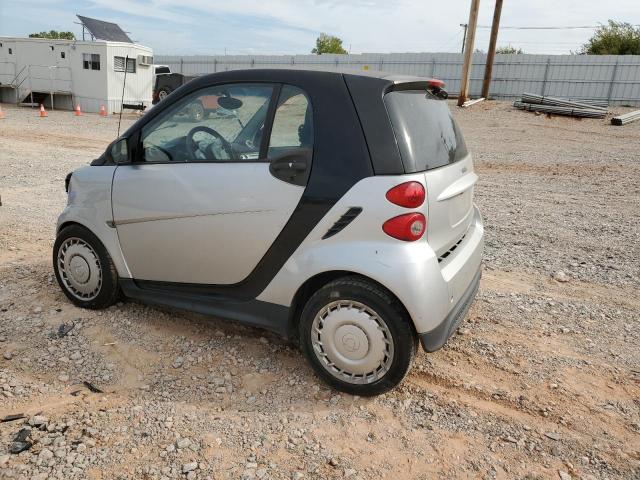 WMEEJ3BA8DK651544 - 2013 SMART FORTWO PURE SILVER photo 2