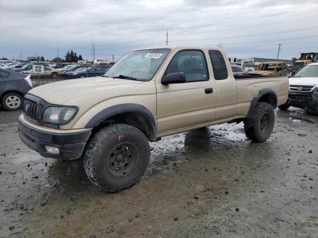 5TEWM72N21Z780200 - 2001 TOYOTA TACOMA XTRACAB BEIGE photo 1