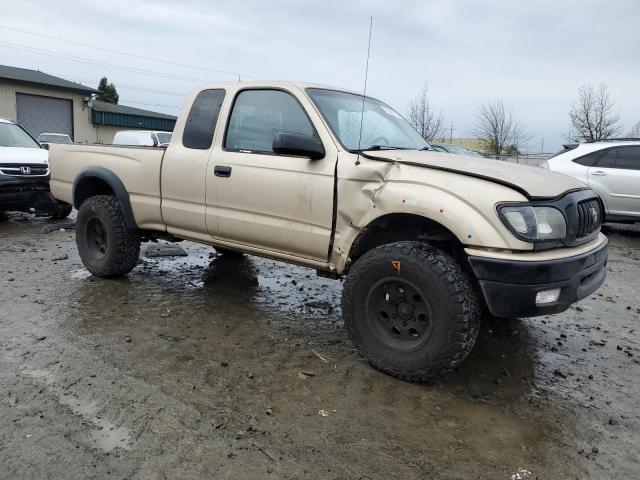 5TEWM72N21Z780200 - 2001 TOYOTA TACOMA XTRACAB BEIGE photo 4