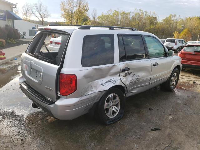 5FNYF18695B028789 - 2005 HONDA PILOT EXL SILVER photo 3