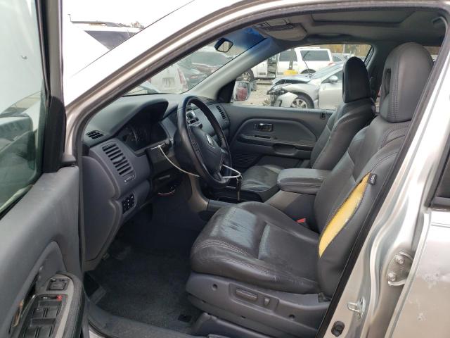 5FNYF18695B028789 - 2005 HONDA PILOT EXL SILVER photo 7