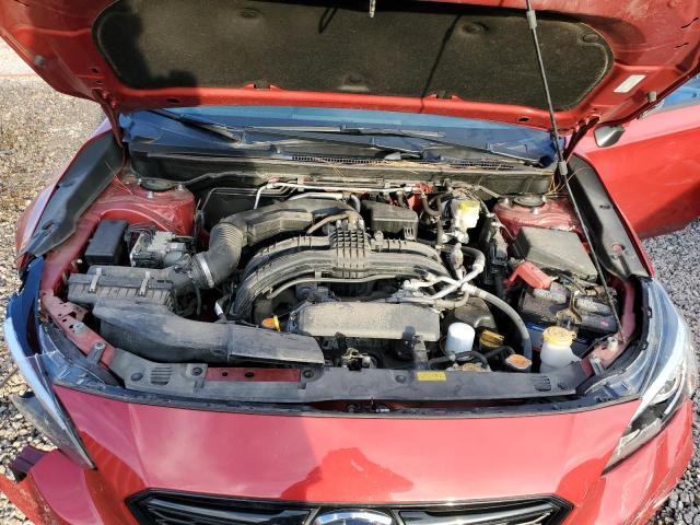 4S3GTAM69H3730218 - 2017 SUBARU IMPREZA SPORT RED photo 11