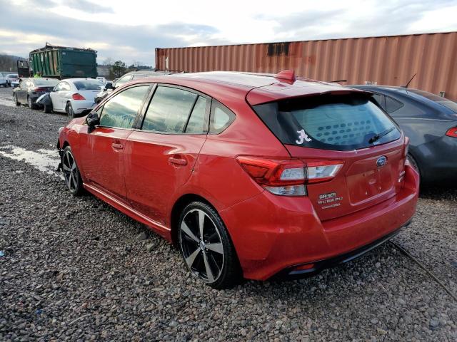 4S3GTAM69H3730218 - 2017 SUBARU IMPREZA SPORT RED photo 2