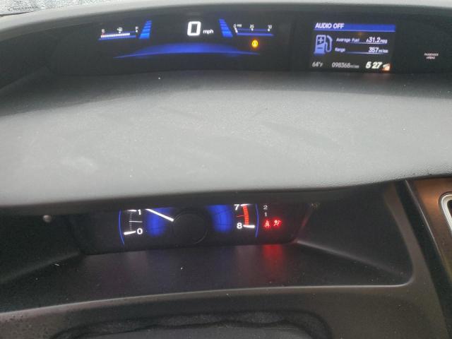 19XFB2F96DE026752 - 2013 HONDA CIVIC EXL ბურგუნდია ფოტო 9