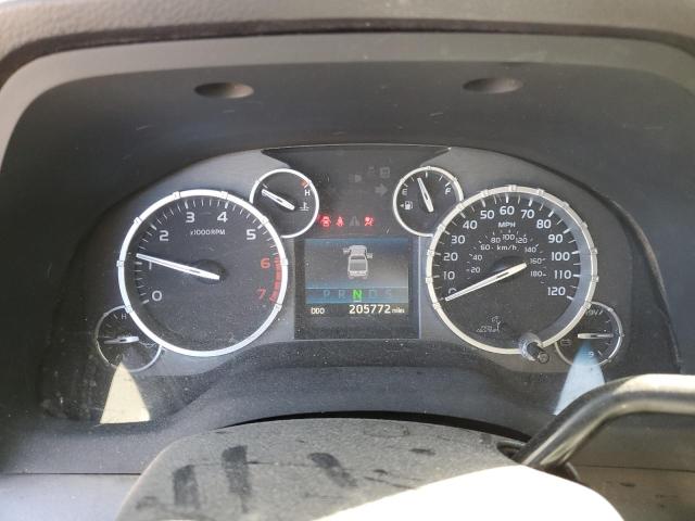 5TFRM5F18EX080946 - 2014 TOYOTA TUNDRA DOUBLE CAB SR/SR5 WHITE photo 9