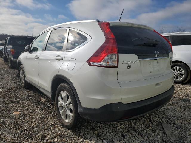 5J6RM4H79CL008969 - 2012 HONDA CR-V EXL WHITE photo 2