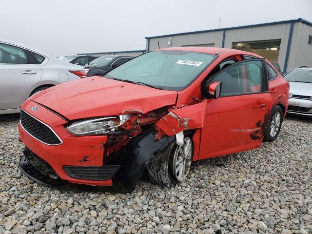 1FADP3F29GL272519 - 2016 FORD FOCUS SE RED photo 1