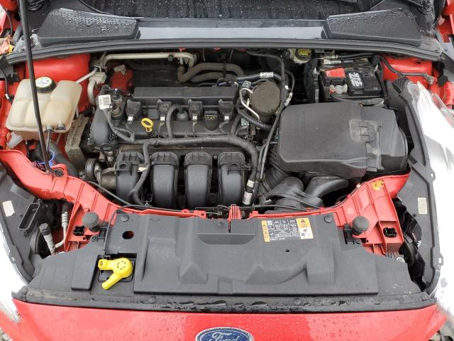 1FADP3F29GL272519 - 2016 FORD FOCUS SE RED photo 11