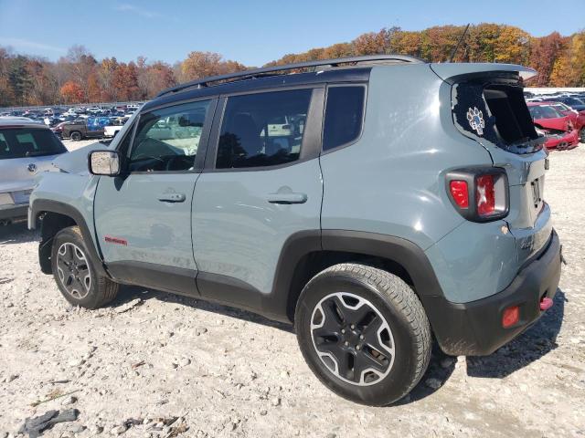 ZACCJBCB4HPF89188 - 2017 JEEP RENEGADE TRAILHAWK GRAY photo 2