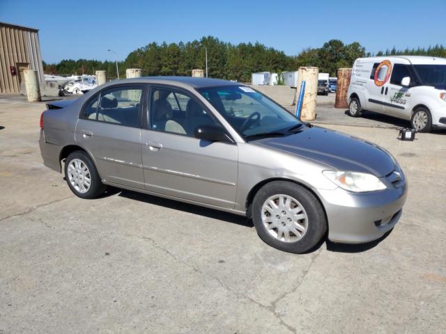 1HGES16505L023133 - 2005 HONDA CIVIC LX TAN photo 4