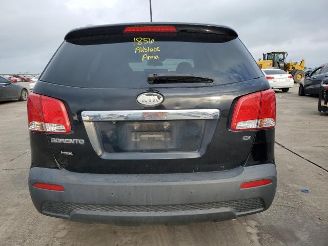 5XYKU3A69DG417277 - 2013 KIA SORENTO EX BLACK photo 6