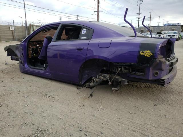 2C3CDXGJ2DH672513 - 2013 DODGE CHARGER SUPER BEE PURPLE photo 2