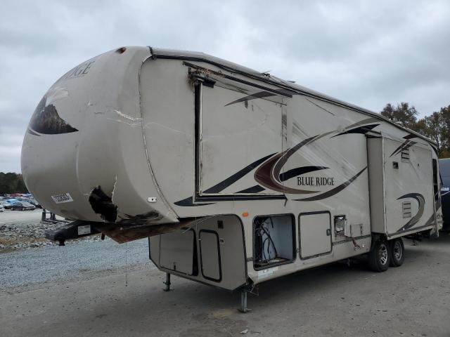 4X4FBLF24CG098096 - 2012 WILDWOOD 5TH WHEEL WHITE photo 2