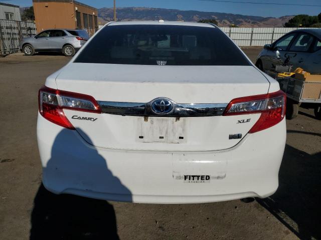 4T1BD1FK8CU035387 - 2012 TOYOTA CAMRY HYBRID WHITE photo 6