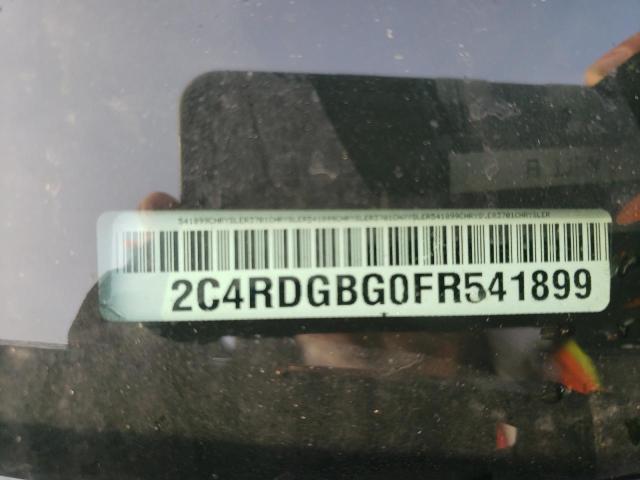 2C4RDGBG0FR541899 - 2015 DODGE GRAND CARA SE SILVER photo 13