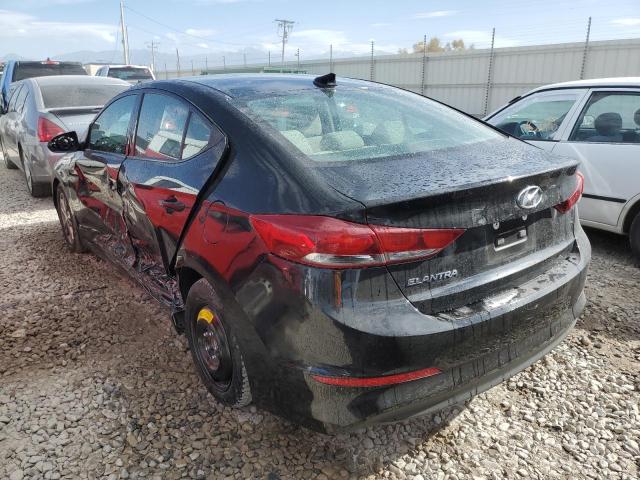 5NPD84LF5HH146622 - 2017 HYUNDAI ELANTRA SE BLACK photo 2