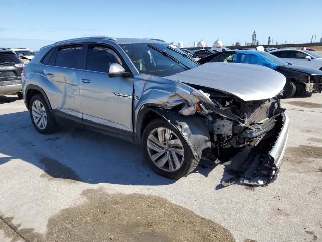 1V25E2CA0LC217380 - 2020 VOLKSWAGEN ATLAS CROS SE ნაცრისფერი ფოტო 4