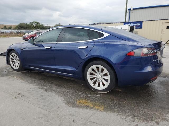 5YJSA1E17GF176214 - 2016 TESLA MODEL S BLUE photo 2